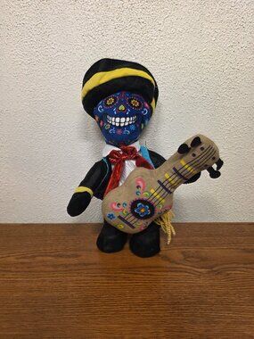Animated Singing 12" Pedro Mariachi Skeleton from Las Calaveras Day of the Dead